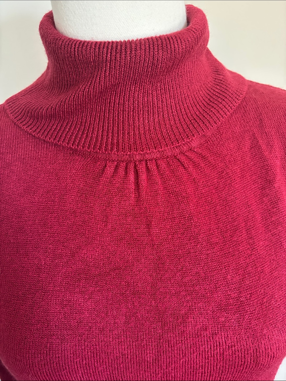 Motherhood Raspberry Red Turtleneck Sweater - Picture 5 of 5